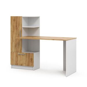 Vicco PRACOVNÍ STŮL Tomy Bílý/zlatý dub 150 x 59 cm obraz