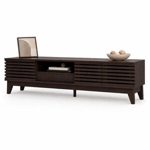 STILVORA TV STOLEK vintage dřevo, 1 zásuvka, 3 dvířka, do obývacího pokoje, 170×35×40 cm obraz