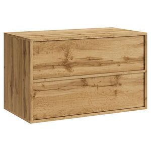 Badplaats SKŘÍŇKA POD UMYVADLO Mali 2 zásuvky dub - 80 x 46 x 54 cm obraz