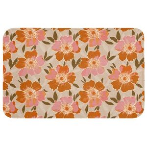 OnlyWow WC PŘEDLOŽKA Květiny - Motiv - Retro 80x50 cm obraz