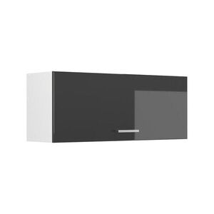 Vicco VĚŠÁK NA STĚNU R-Line, Antracitový vysoký lesk/Bílá, 100 cm Plochý obraz