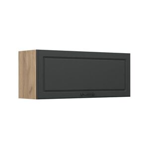 Vicco VĚŠÁK NA STĚNU R-Line, Antracitový venkovský dům/Zlatý mocný dub, 100 cm Plochý obraz