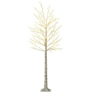 HOMCOM LED strom, 180 cm světelný strom, třešeň s 180 LED diodami, 3 stupně jasu obraz