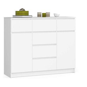 RAUMHIRSCH FURNITURE KOMODA bílá 99/120/40 obraz