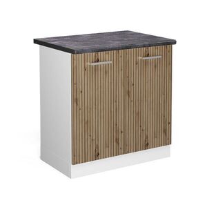 Vicco SKŘÍŇKA POD DŘEZ R-Line Řemeslný dub 80 cm , PD Antracit obraz