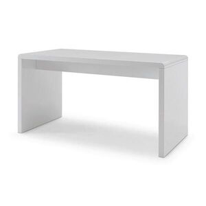 Livetastic PSACÍ STŮL, vysoce lesklá bílá, 160/70/75 cm obraz