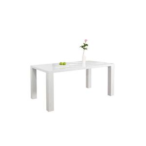MID.YOU JÍDELNÍ STŮL, vysoce lesklá bílá, 180/90/76 cm obraz