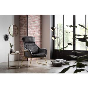 Livetastic KŘESLO, textil, šedá obraz