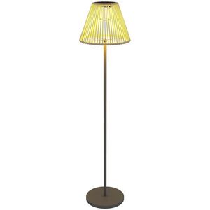 Outsunny STOJACÍ LAMPY z ratanu, solární lampy se světelným senzorem, 25 LED diod, IP44 obraz