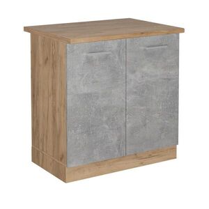 Vicco SKŘÍŇKA POD DŘEZ R-Line Beton 80 cm , PD Dub obraz