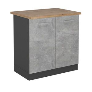 Vicco SKŘÍŇKA POD DŘEZ R-Line Beton 80 cm , PD Dub obraz