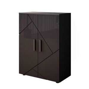 Vicco STŘEDNÍ SKŘÍŇKA Irma Antracitový vysoký lesk 60 x 81 cm obraz