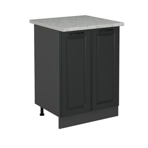 Vicco SPODNÍ SKŘÍŇKA KUCHYŇSKÉ LINKY R-Line Antracitový venkovský dům 60 cm PD Mramor obraz