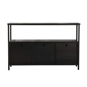 Calicosy SIENNA 3dveřová příborník s 1 horní policí, šířka 120 cm obraz