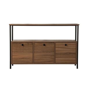 Calicosy SIENNA 3dveřová příborník s 1 horní policí, šířka 120 cm obraz