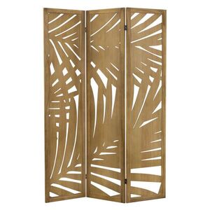 ML-DESIGN PARAVÁN, 3dílný, Sapporo, 170 × 121 cm, přírodní, ze dřeva obraz