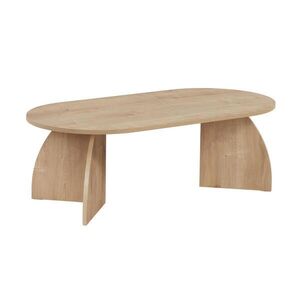 Calicosy KONFERENČNÍ stolek SELENE s oválnou deskou a zaoblenými nohami, délka 120 cm obraz