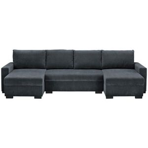 Ti'me SEDACÍ SOUPRAVA, textil, tmavě šedá obraz