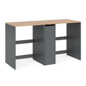 Vicco SKŘÍŇKA NA PRAČKU Viktor Antracit 159.8 x 88.2 cm se 3 přihrádkami obraz