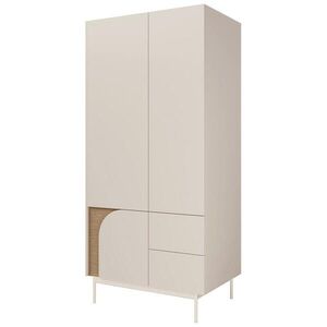 Beautysofa SKŘÍŇ S OTOČNÝMI DVEŘMI Camel se 3 otočnými dveřmi a 2 zásuvkami, 90 cm, jarní dub + Macadamia obraz