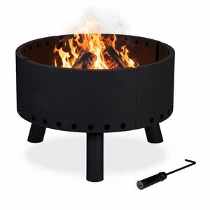 Relaxdays OHNIŠTĚ mísa obraz