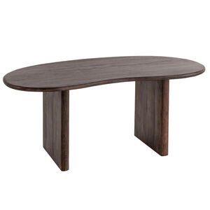 MID.YOU PSACÍ STŮL, tmavě hnědá, 180/90/75 cm obraz