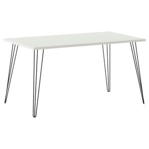 MID.YOU PSACÍ STŮL, černá, bílá, 120/80/74 cm obraz