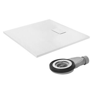 LuxeBath SPRCHOVÁ VANICKÁ VANA 90x90 cm bílá s odtokovou sadou z SMC obraz