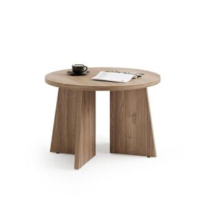 Idohome BELLAGIO menší konferenční stolek Ø 58 cm, ořech Royal obraz