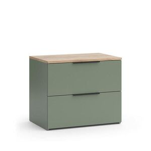 Vicco KREDENC Wido Zelená 60 x 50 cm se 2 zásuvkami obraz