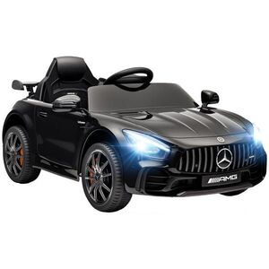 AIYAPLAY DĚTSKÉ elektrické auto, Mercedes, 3–5 km/h, dálkové ovládání, světla a hudba, černé obraz