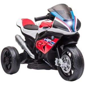 HOMCOM DĚTSKÝ elektrický motocykl Dětský motocykl 6V Elektrické vozidlo Elektrická tříkolka Červená obraz