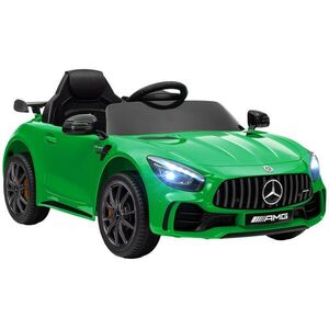 AIYAPLAY ELEKTRICKÉ autíčko pro děti, Mercedes, 3–5 km/h, dálkové ovládání, světla a hudba, zelené obraz