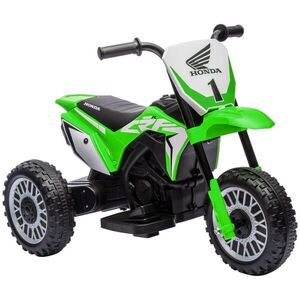 HOMCOM ELEKTRICKÝ MOTOCYKL s houkačkou, hudbou 6 V, zelený obraz