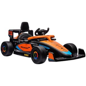 AIYAPLAY DĚTSKÉ elektrické auto, 12V dětské vozidlo s 2, 4G dálkovým ovládáním, MP3 USB, oranžové obraz