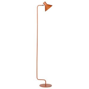 Beliani STOJACÍ LAMPA Oranžová Rimava obraz