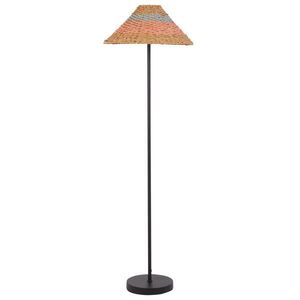 Beliani STOJACÍ LAMPA Béžová/Černá/Růžová/Modrá Kyoga obraz