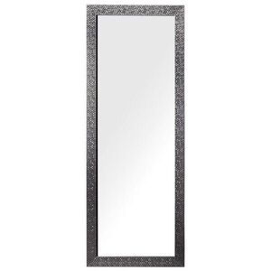 Beliani NÁSTĚNNÉ ZRCADLO stříbrné obdélníkové 50/130 cm Ajaccio obraz