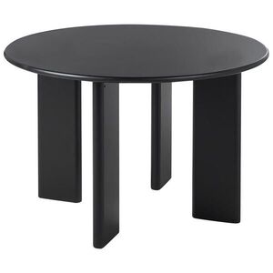 Beliani JÍDELNÍ STŮL 120/120 cm Černý Cosmo obraz