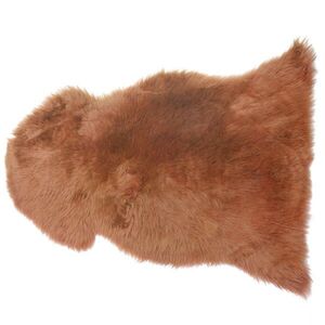 Beliani CHLUPATÁ OVČÍ KŮŽE Uluru 100/110/65 cm obraz