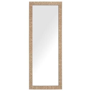 Beliani NÁSTĚNNÉ ZRCADLO mosaz obdélníkové 50/130 cm Ajaccio obraz