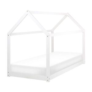 Beliani DĚTSKÁ POSTEL DOMEČEK Bílá 90-200 cm Tosse obraz