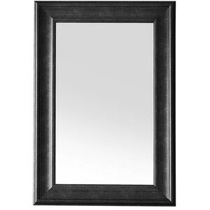 Beliani NÁSTĚNNÉ ZRCADLO černé obdélníkové 60/90 cm Lunel obraz