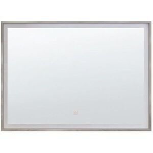 Beliani KOUPELNOVÉ ZRCADLO s LED osvětlením obdélníkové 80/60 cm Argens obraz