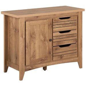 Beliani SIDEBOARD se 2 dveřmi Hnědý Agora obraz