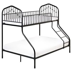 Beliani PATROVÁ POSTEL 90-140/200 cm Černá Chamonix obraz