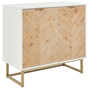 Beliani SIDEBOARD Bílý Alaska obraz