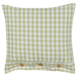 Beliani DEKORATIVNÍ polštář Olivově zelený 45/45 cm Talya obraz