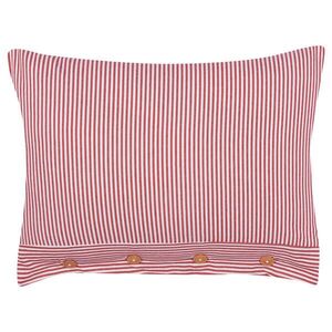 Beliani DEKORATIVNÍ POLŠTÁŘ Červený 40/60 cm Aalita obraz
