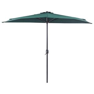 Beliani SLUNEČNÍK půlkulatý 270/100/235 cm zelený Galati obraz